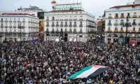 60 مدينة مغربية و90 إسبانية تخرج في مظاهرات دعمًا لفلسطين 
