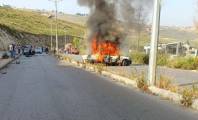 شهيد وإصابة طلاب مدارس في قصف سيارة بالنبطية جنوب لبنان