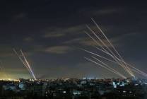 صواريخ-غزة-يمين-والقبة-الحديدية-يسار-730x438