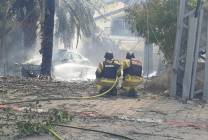 حريق وانقطاع التيار الكهربائي في "كريات شمونة" بعد استهدافٍ من حزب الله 