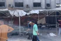مجزرة مروعة باستهداف مطعم وسوق شعبي وسط عزة