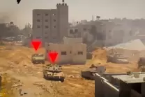 القسام تفجّر "ميركفاه" وجرافة عسكرية جنوب خانيونس 