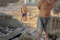 مسننان استخدما دروعا بشرية في غزة