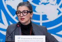 أمريكا تفرض عقوبات على المقررة الأممية فرانشيسكا ألبانيز لمطالبتها بملاحقة مجرمي الإبادة 