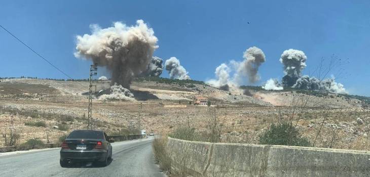 غارات إسرائيلية عنيفة على جنوب لبنان