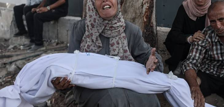  شهداء في قصف خيام النازحين بخانيونس ورفح ومدرسة بالبريج