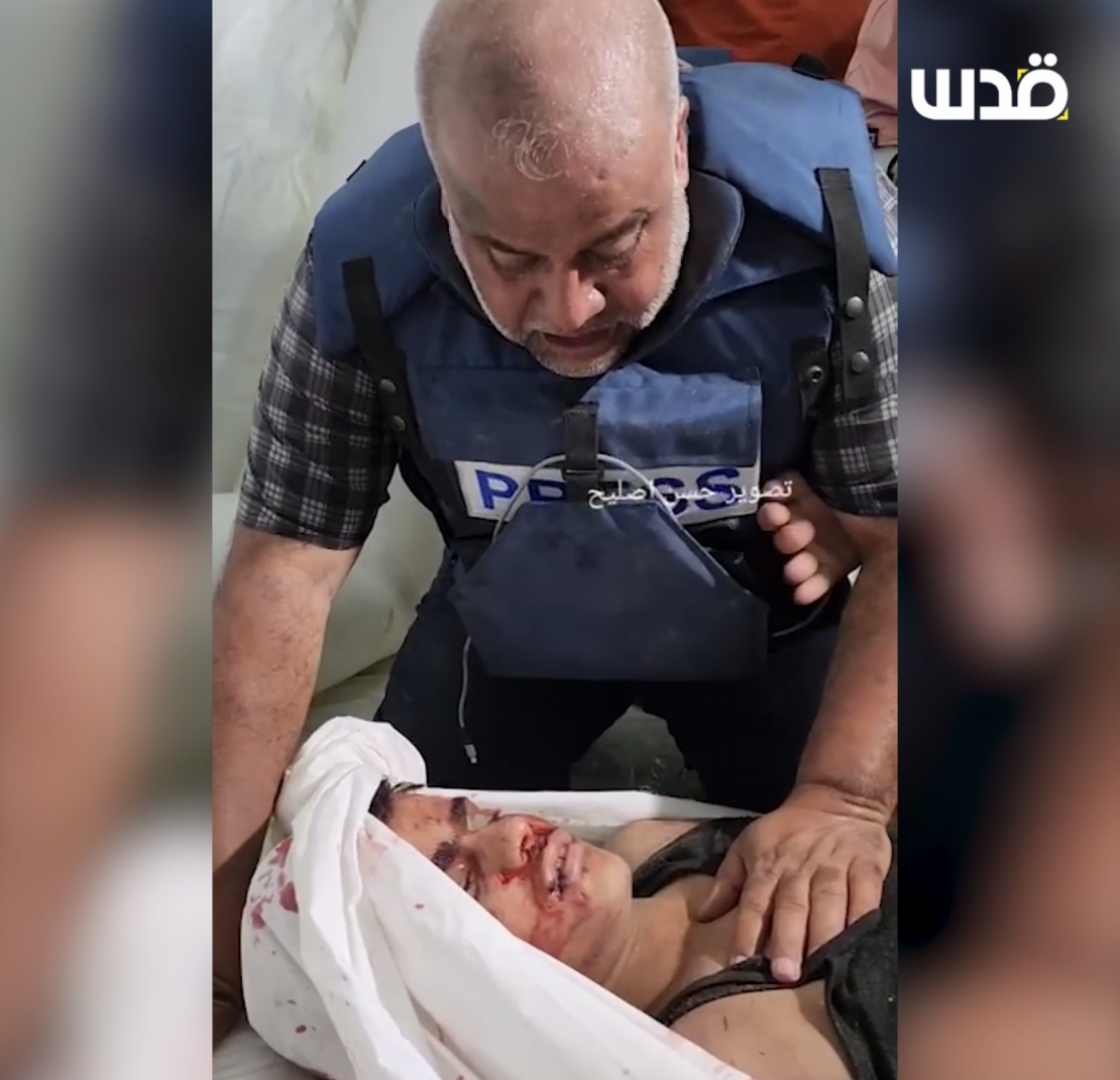 "تابع سقوط الغارة ودفن ضحاياها".. استشهاد أفراد من عائلة الزميل وائل الدحدوح