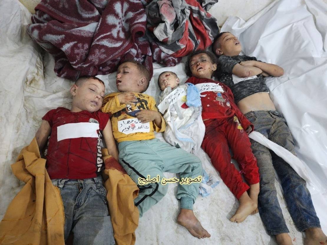 مجزرة جديدة في مخيم المغازي والأطفال والنساء هدف الاحتلال