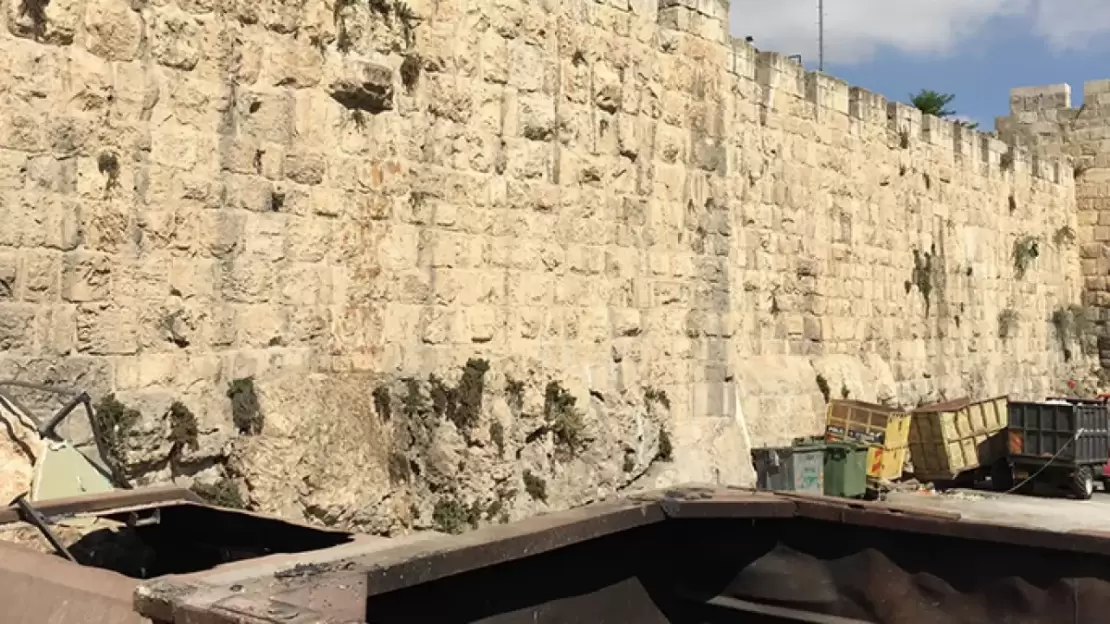 الاحتلال يستكمل عمليات التجريف في أرض سوق الجمعة الملاصقة لسور القدس