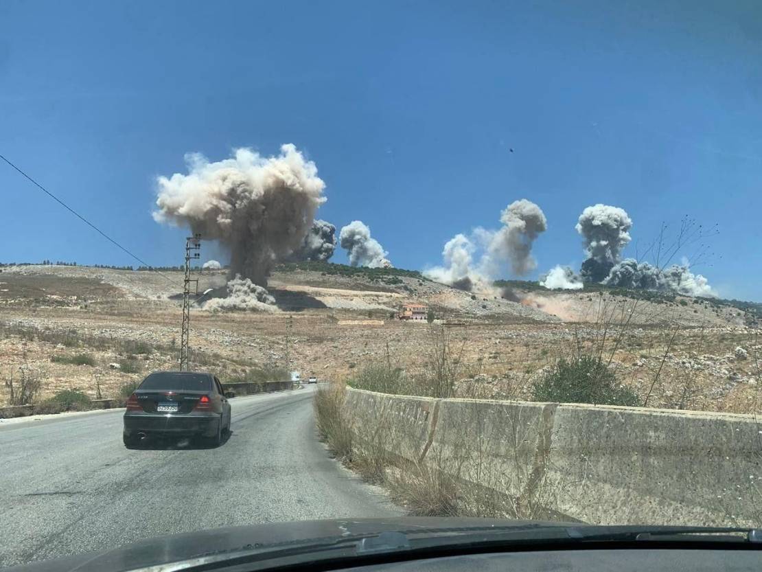 غارات إسرائيلية عنيفة على جنوب لبنان