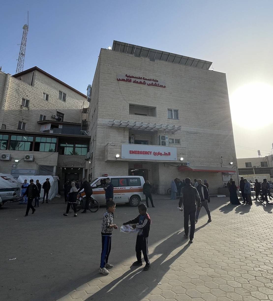 Shuhada_al-Aqsa_Hospital_emergency_department_entrance,_2024